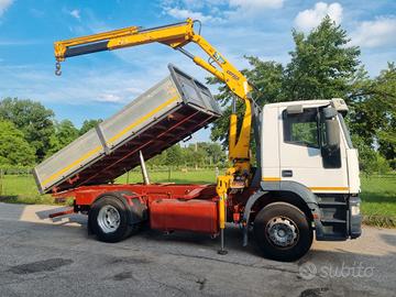 Iveco Eurotech 180E24 gru + radiocomando e ribalta