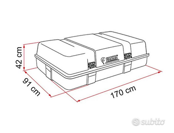 Contenitore Fiamma per camper o furgoni