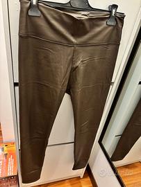 Leggings termici marroni