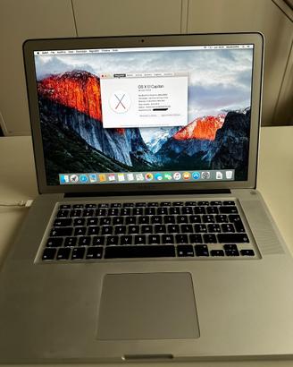 Mac book pro 15 2009