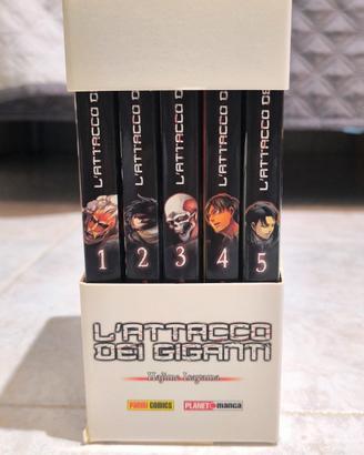 Cofanetto Attack on titan 1-5