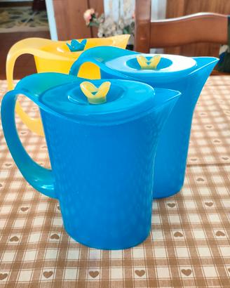 caraffe in plastica colorate nuove