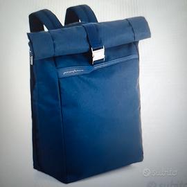 Zaino Pininfarina Roll Top Blu Navy Porta PC
