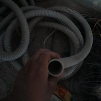 Tubo corrugato grigio 