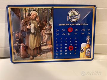 Calendario perpetuo di latta.