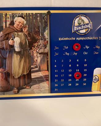 Calendario perpetuo di latta.