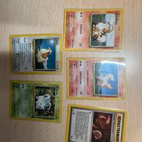 lotto carte pokemon vintage
