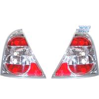 FANALI PER RENAULT CLIO 98- LOOK LEXUS FONDO CROMA