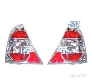 FANALI PER RENAULT CLIO 98- LOOK LEXUS FONDO CROMA