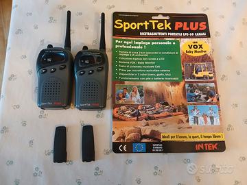 Coppia Walkie Talkie Sport Tek Plus