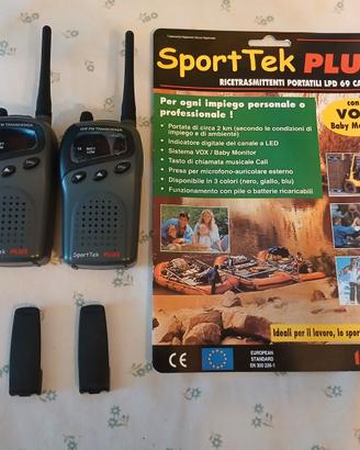Coppia Walkie Talkie Sport Tek Plus