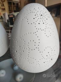 Lampade Cometa Uovo in Porcellana.