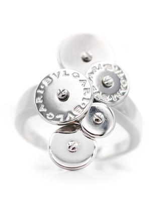 Anello Bulgari collezione Cicladi in oro bianco