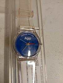 Orologio special edition agip confezione e foglio