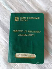 Libretto di risparmio nominativo 1975