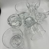 Set da 6 sei bicchieri vintage da liquore