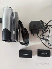 Videocamera samsung con miniDVD.