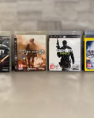 Lotto n. 4 Giochi PS3 - Saga "Call of Duty"