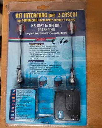 Kit Interfono per 2 caschi Moto - NUOVO