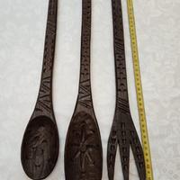 Set di utensili da cucina in legno