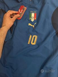Maglia calcio totti autografata mondiali