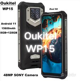 Oukitel WP15 Smartphone  6.5 "HD +15600mAh  128GB 