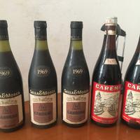 N.5 bottiglie di Vino d'annata