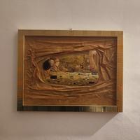 Quadro riproduzione il bacio di Klimt 