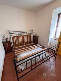 Letto matrimoniale inferro battuto