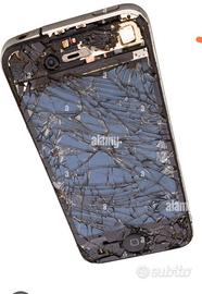 Telefono rotto scassato