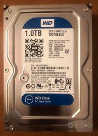 WESTERN DIGITAL WD BLUE 3,5" SATA 6Gb/S 7200 1 Tb
