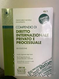 Compendio diritto internazionale privato