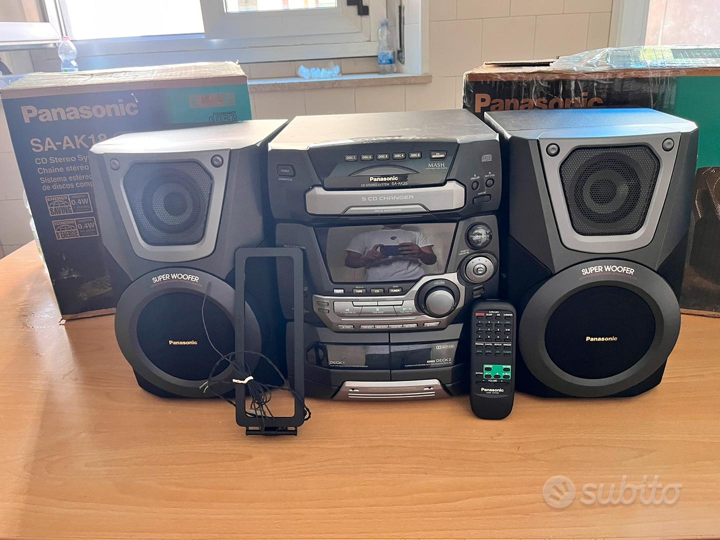 Stereo Panasonic SA-AK18 - Audio/Video In vendita a Roma