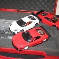 FERRARI slot car collezione ninco polistil valigia