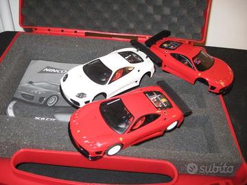 FERRARI slot car collezione ninco polistil valigia