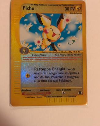 Carta Pokémon Pichu 22/165 – Expedition 2002