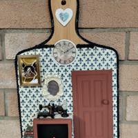 TAGLIERE DECORATIVO ARTIGIANALE｡◕‿◕｡