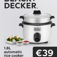 Cuociriso Automatico BLACK+DECKER RC1860 1,8 Lit