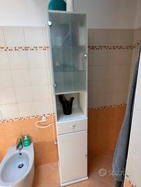 Mobile colonna bagno girevole con specchio