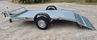 CARRELLO RIMORCHIO CRESCI PT7L PIANALE CON RAMPA S