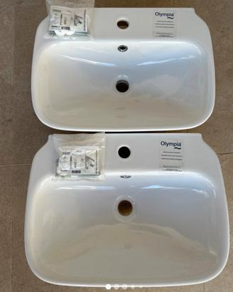 Lavabo Olympia mod Clear 55 da appoggio o sospeso
