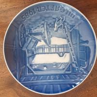 Piatto ceramica Copenaghen 1985