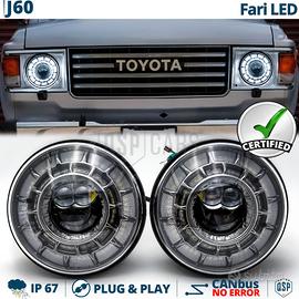Fari LED per Land Cruiser J60 OMOLOGATI Angel Eyes