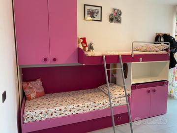 Cameretta completa 3 posti letto