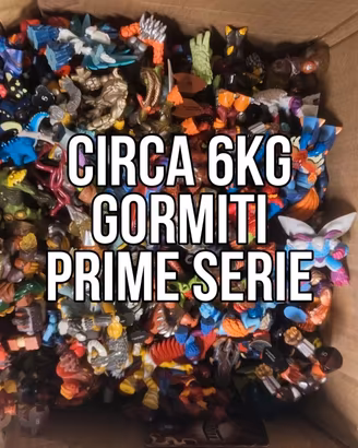 Lotto Gormiti + carte - circa 6kg di figures