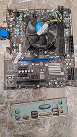 Scheda madre MSI + processore intel i3