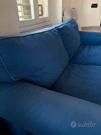 Divano letto IKEA EKTORP 2 posti blu