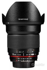 Obiettivo Samyang 16mm f/2.0 ED AS UMC CS x Sony E
