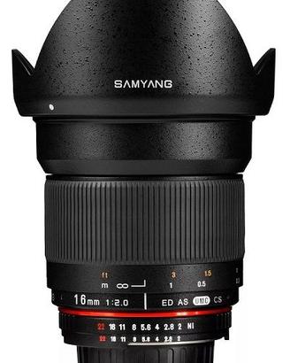 Obiettivo Samyang 16mm f/2.0 ED AS UMC CS x Sony E