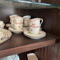 set di tazze da tè vintage in porcellana